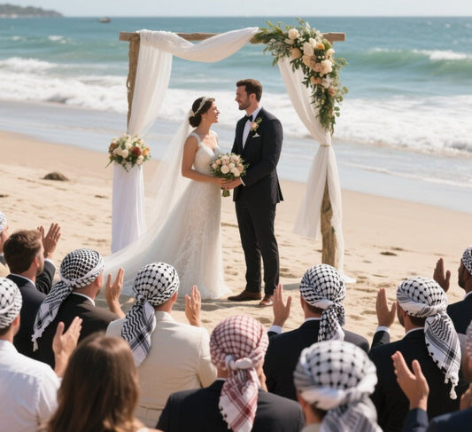 A Unique Wedding Touch: How 200 Keffiyehs Made This Couple’s Big Day Unforgettable
