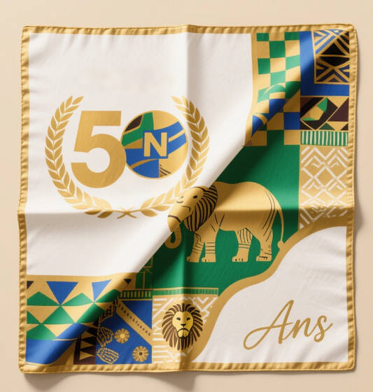Custom scarves: a unique choice for the Africa Fund's 50th anniversary celebration