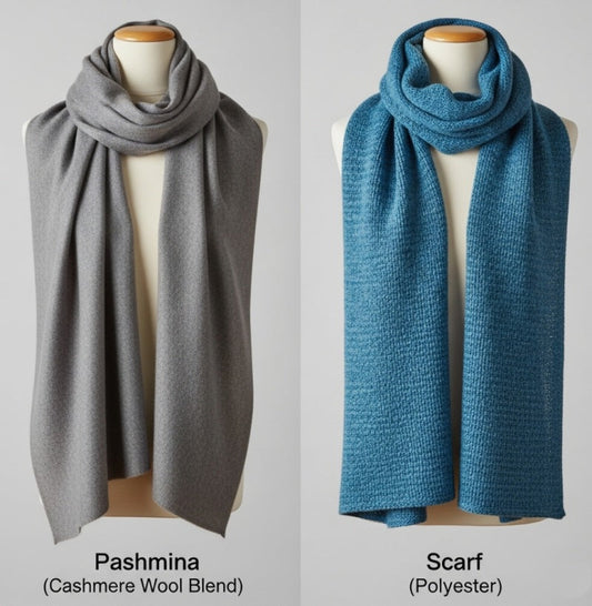 What is the difference between a pashmina and a scarf?