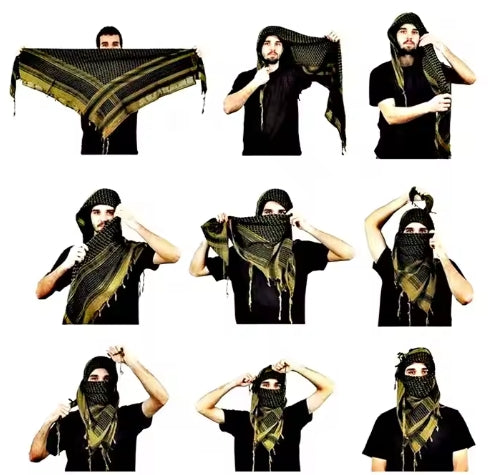 How to Wear a Keffiyeh Around the Neck?