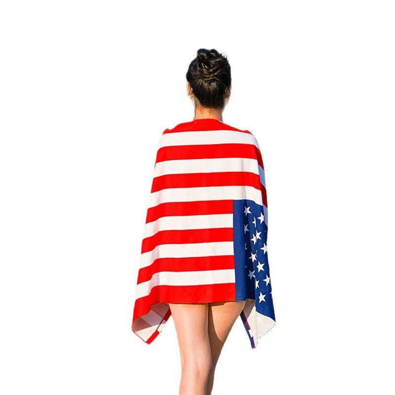 usa flag beach towel