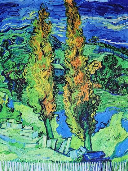 The Poplars at Saint Remy by Van Gogh