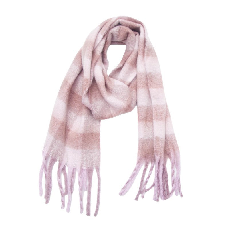 Fancy Thick Plaid Scarf for Warmth and Comfort in Winter