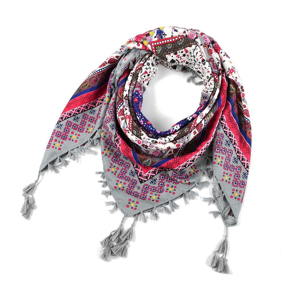 grey scarf