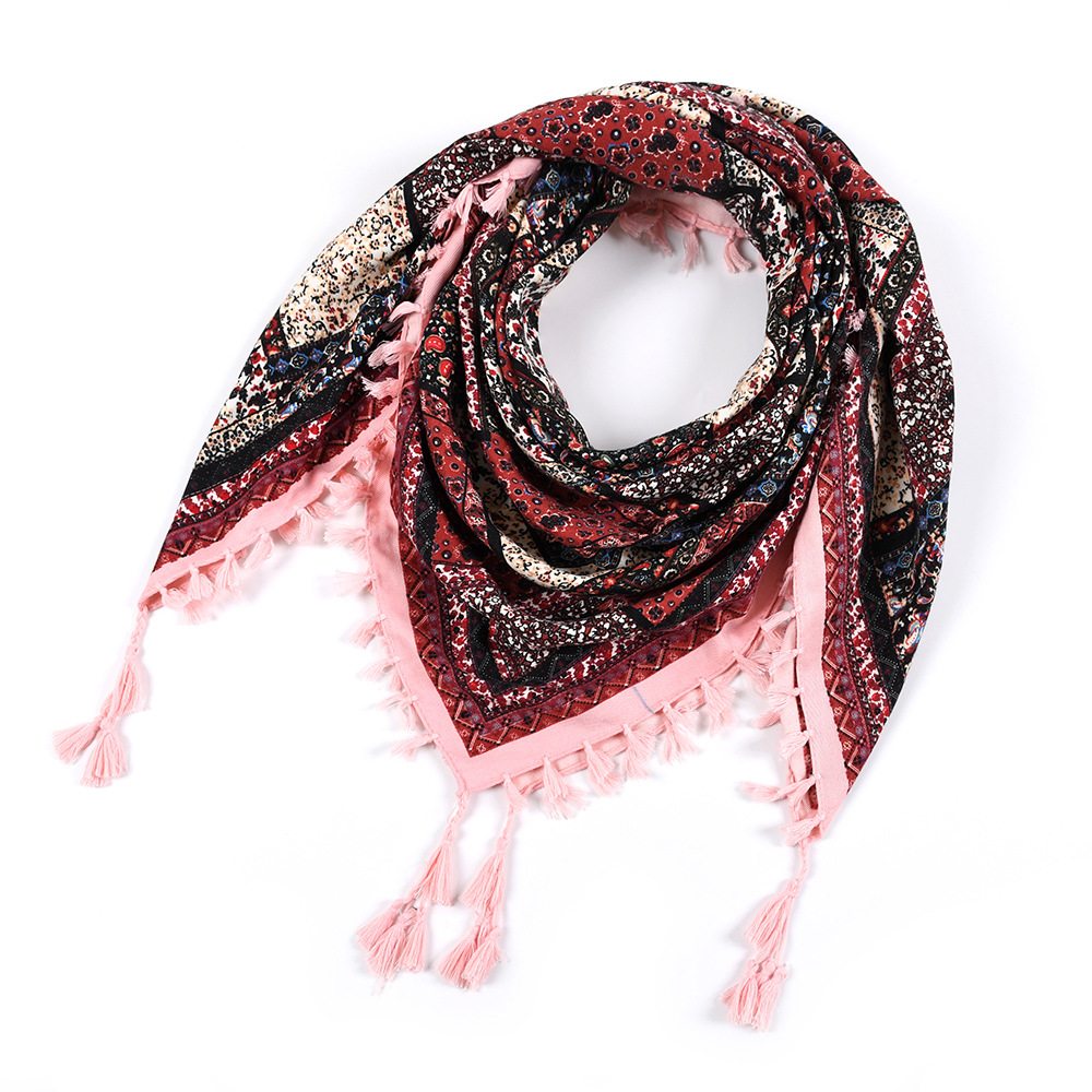 pink colour scarf