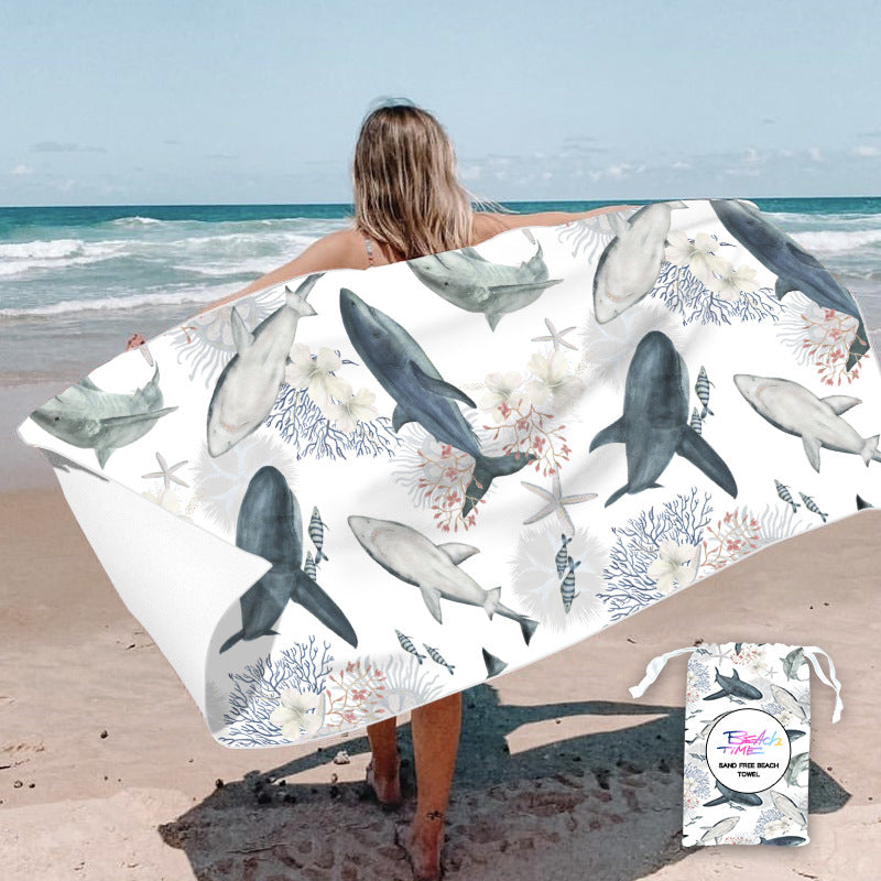 custom printed beach towel