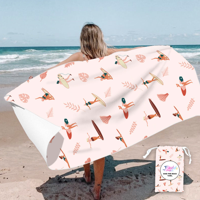 custom printed beach towel