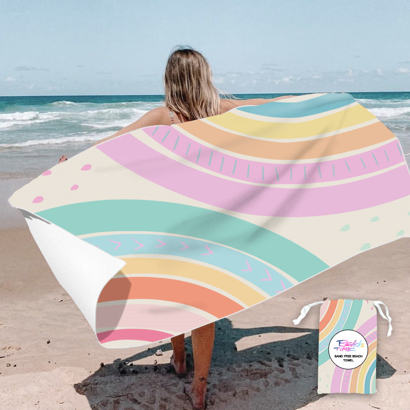 custom printed beach towel