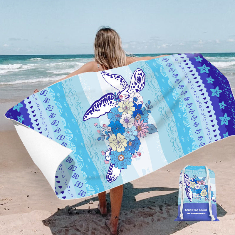 custom printed beach towel