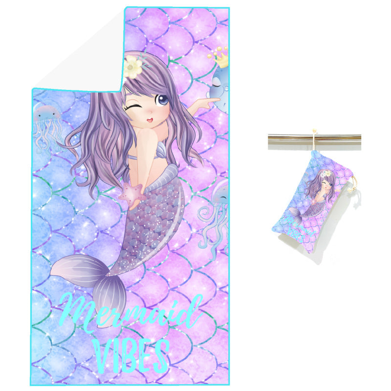 custom printed beach towel