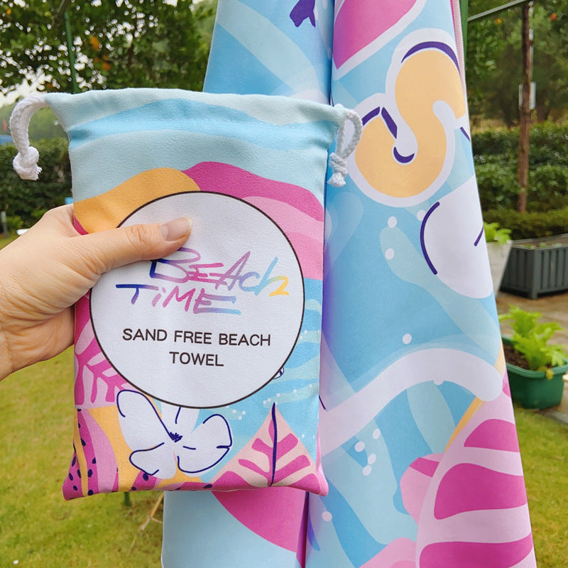 custom printed beach towel