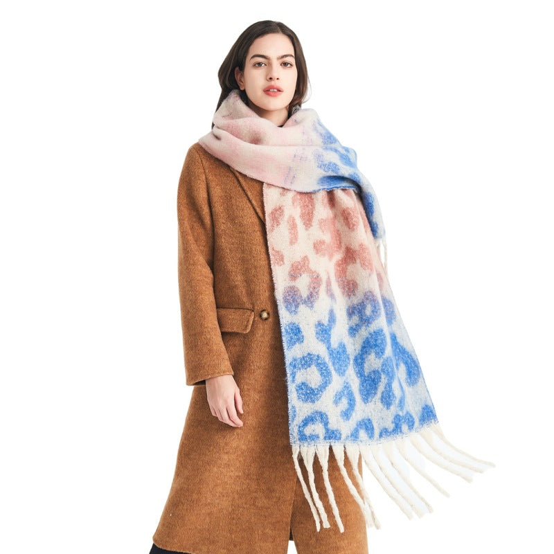 Women's warm winter scarf