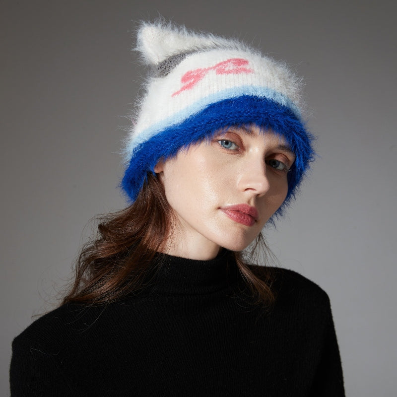 Cute Bow Cat Ear Hat