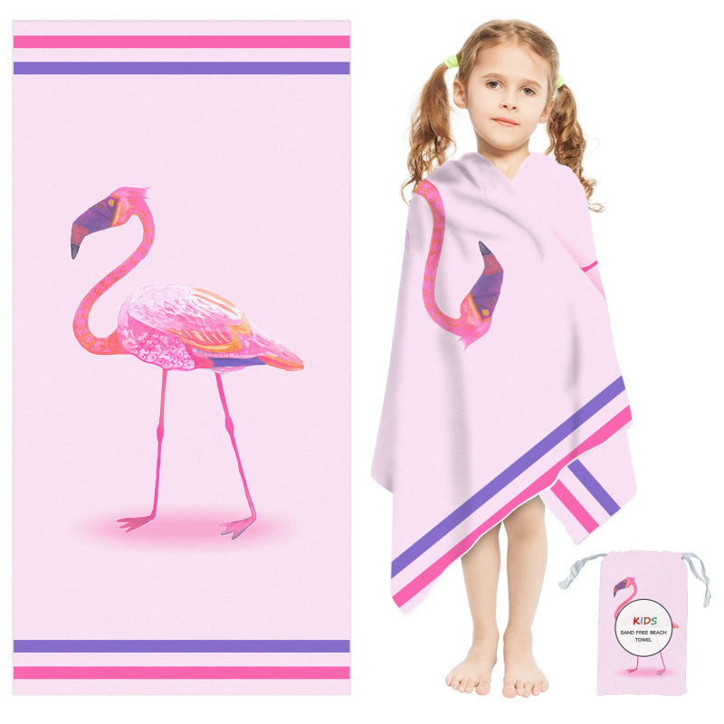 personalized kids beach towel