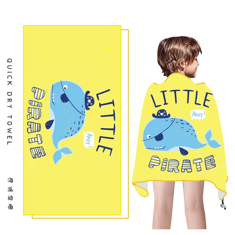 personalized kids beach towel