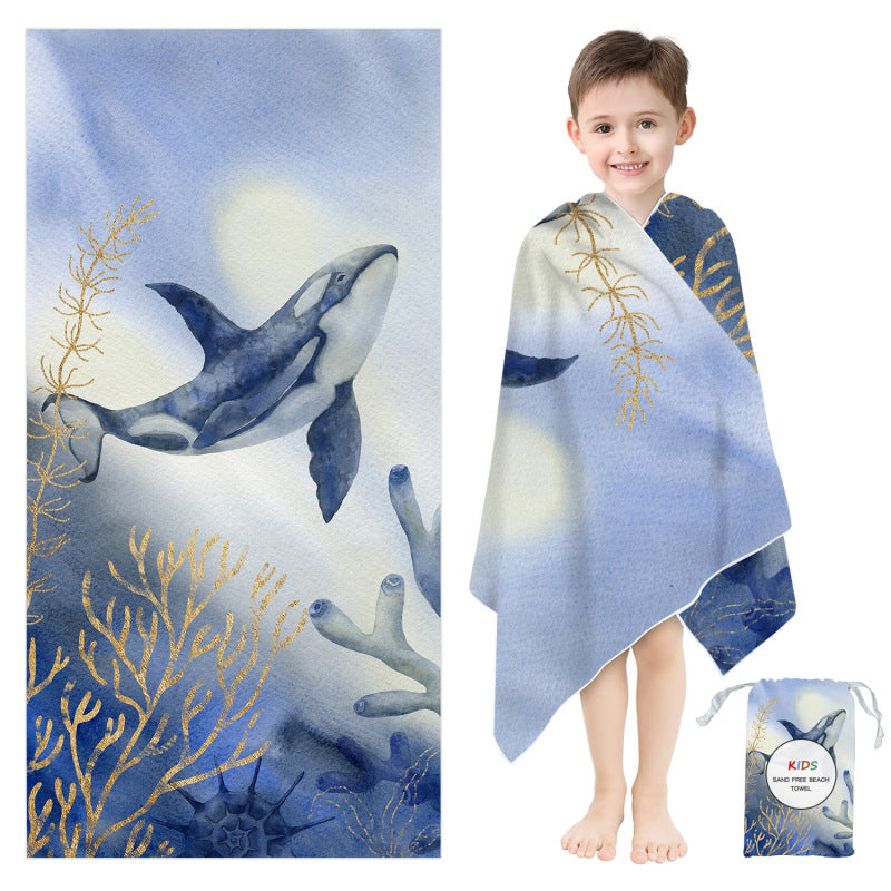 childrens personalized beach towels