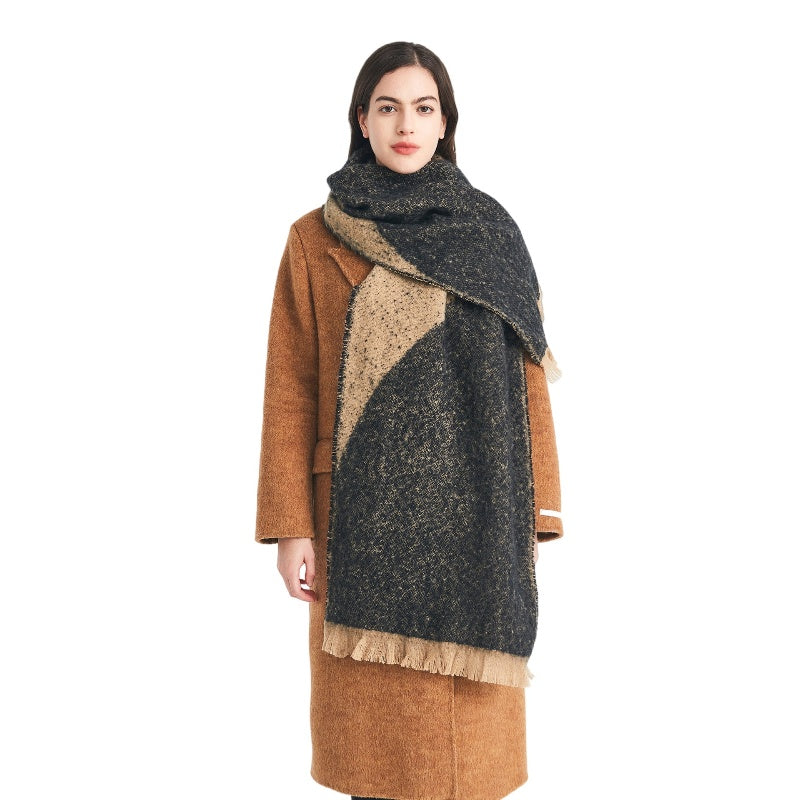 soft thick neck scarf