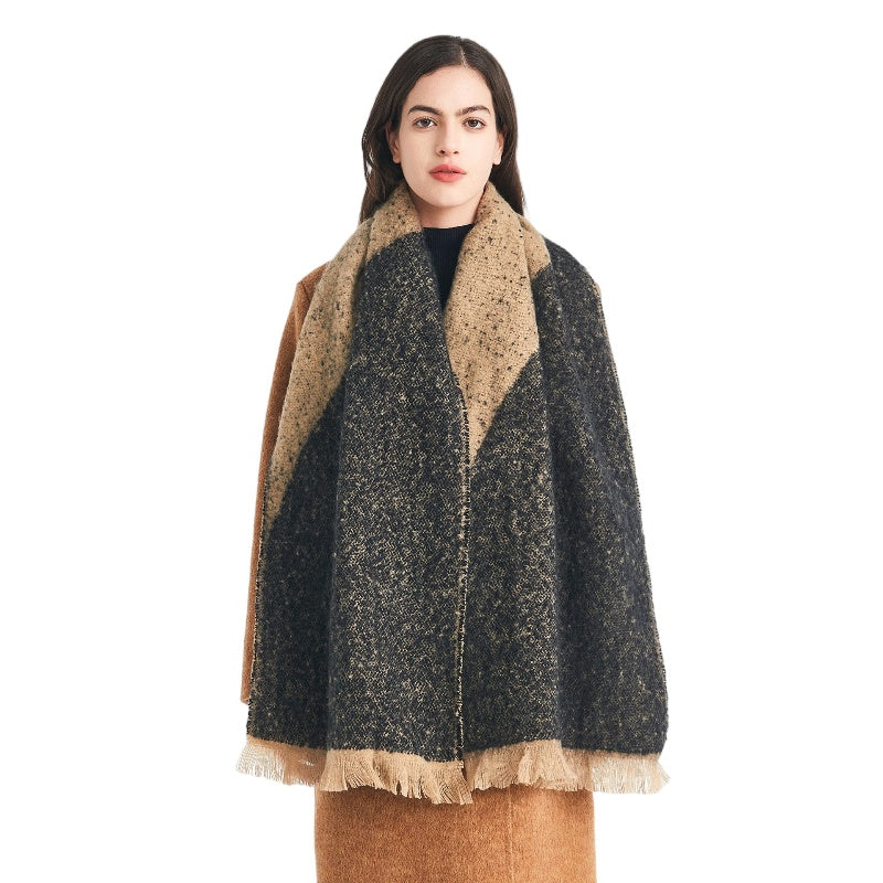 Women's warm winter scarf