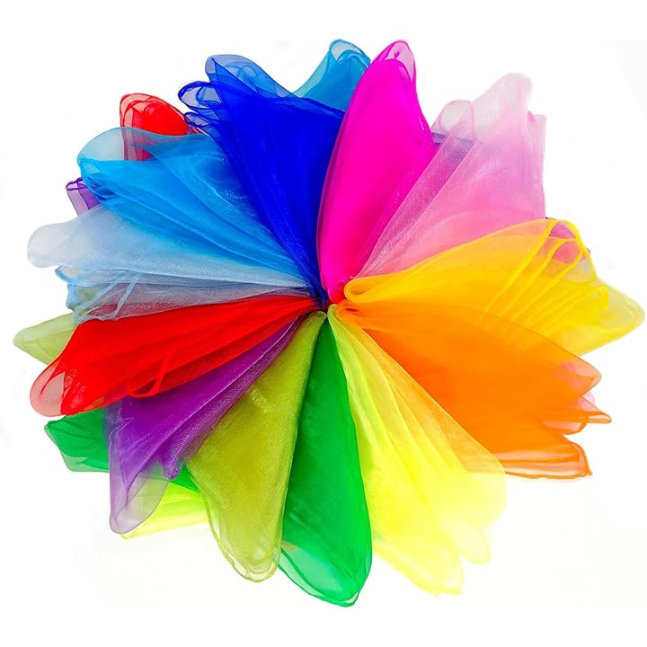 Wholesale Premium Dance Scarves for Kids - Versatile Play Silks for Toddlers - Perfect for Dance, Juggling, and Creative Movement
