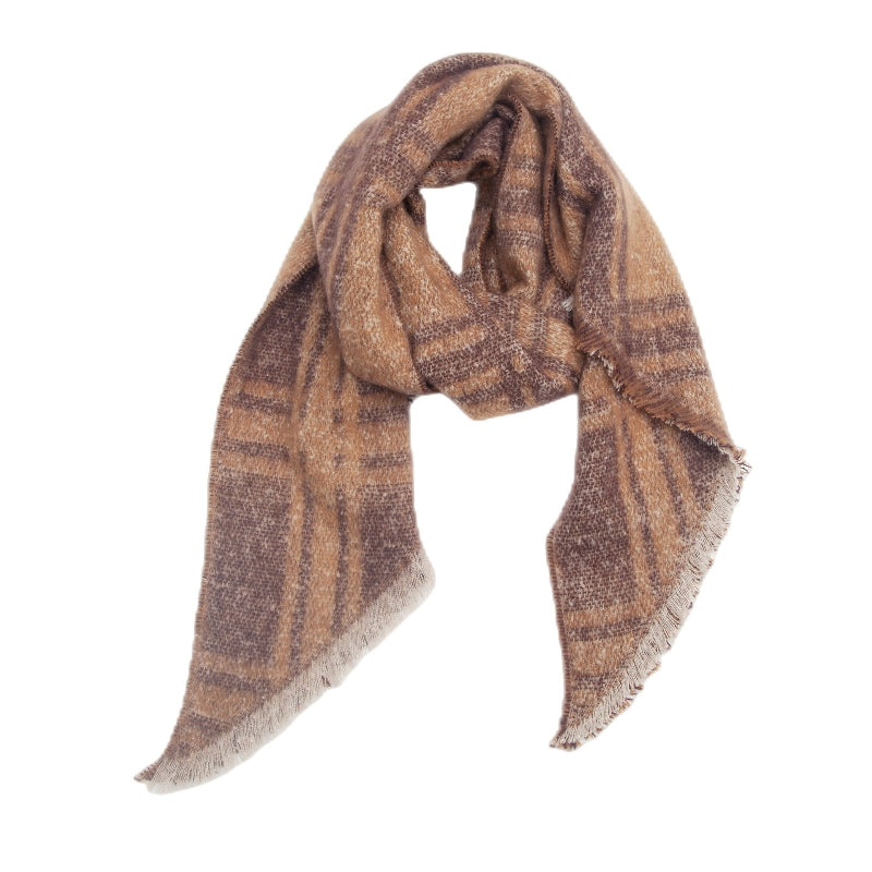 soft thick neck scarf