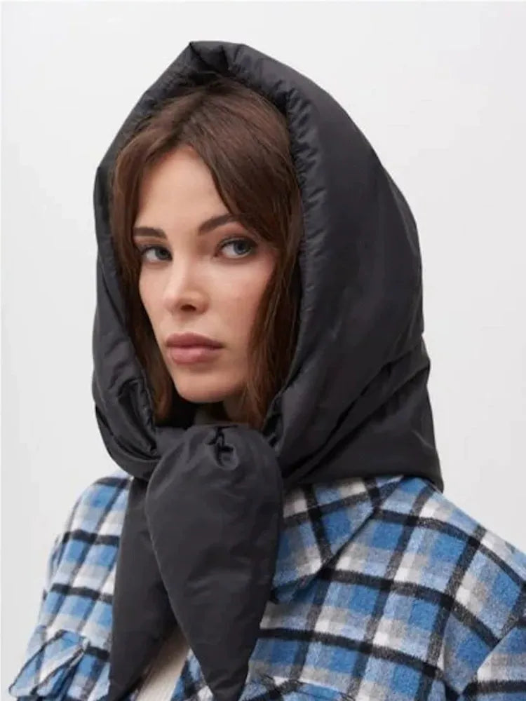 Cotton turban hat with earmuffs