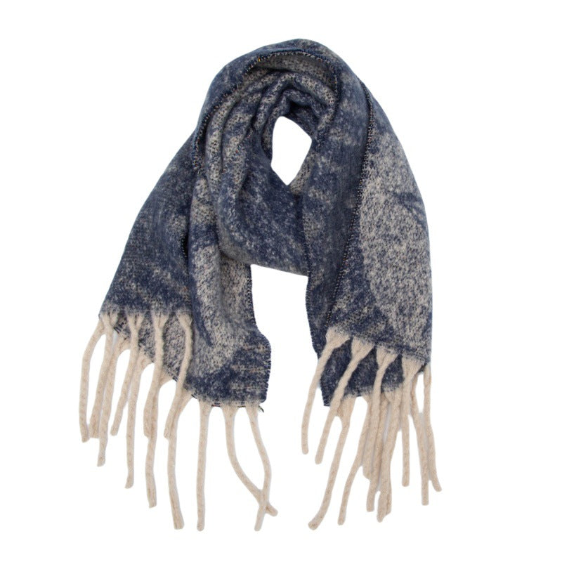 Tassel Comfortable Soft Blanket Scarf Shawl