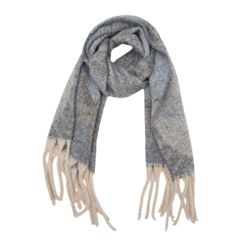 trimmed with delicate fringed edges