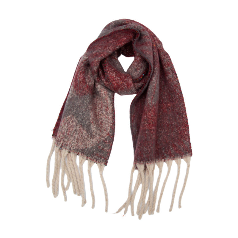 Women's Fashion Colorful Star Scarf