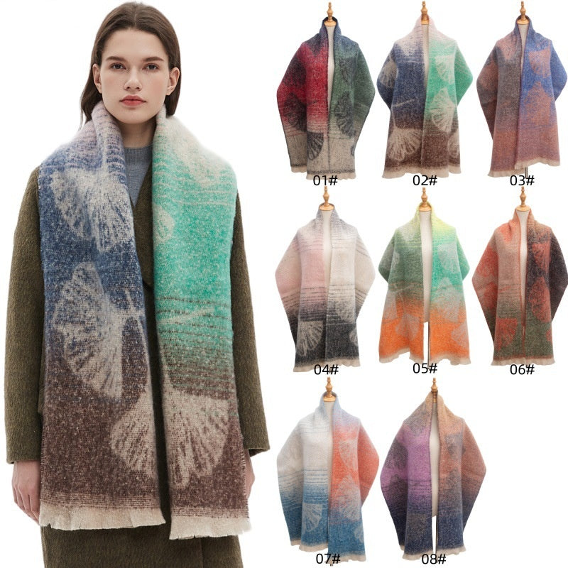 Vintage Long Large Oversized Warm Wrap Blanket