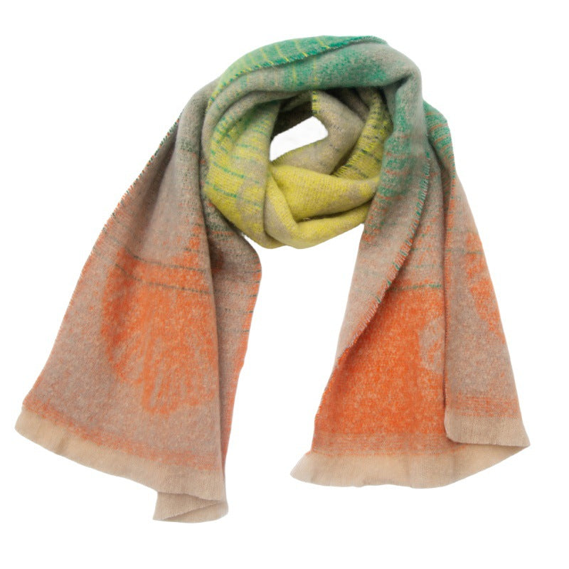 Winter neck scarf
