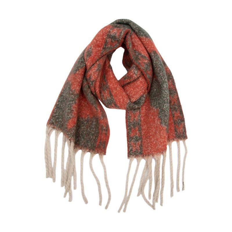 Women's warm winter scarf