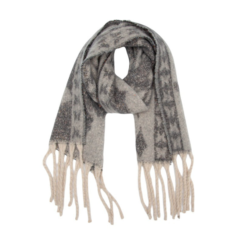 Oversized Blanket Scarf Warm Thick Pashmina Shawl Wrap for Cold Weather