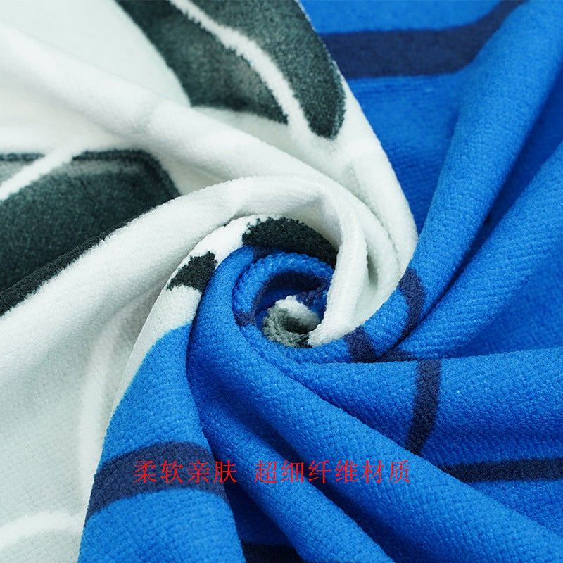 personalized soccer beach towel