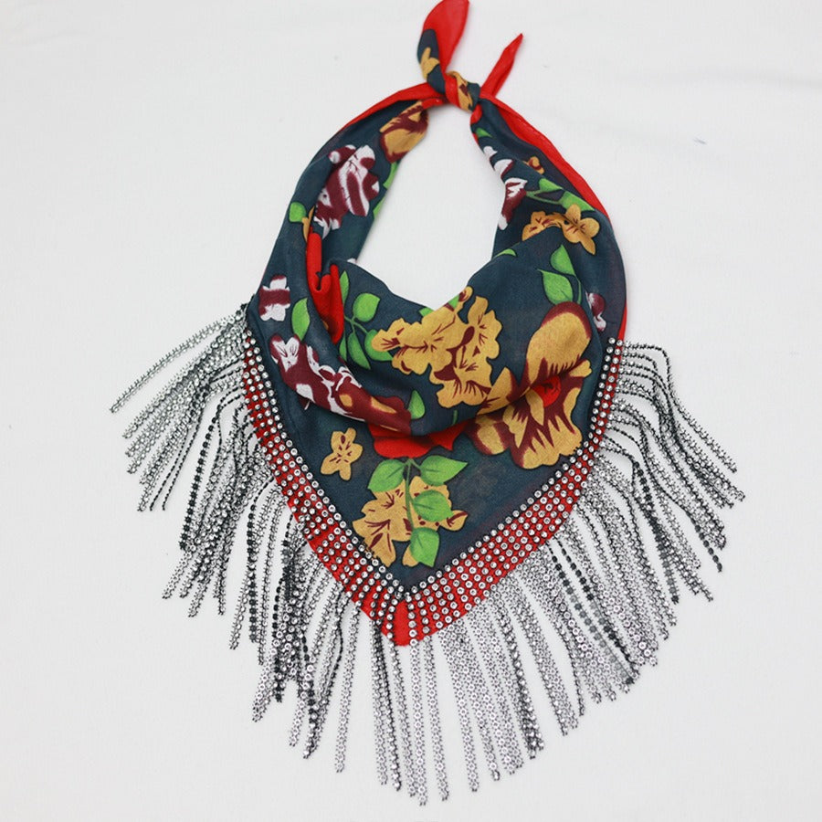 Fringed Wrap Headscarf Banda