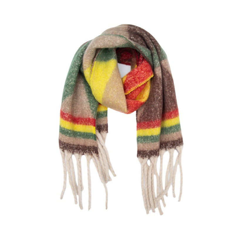 Tassel Soft Fall Winter Thick Warm Shawl
