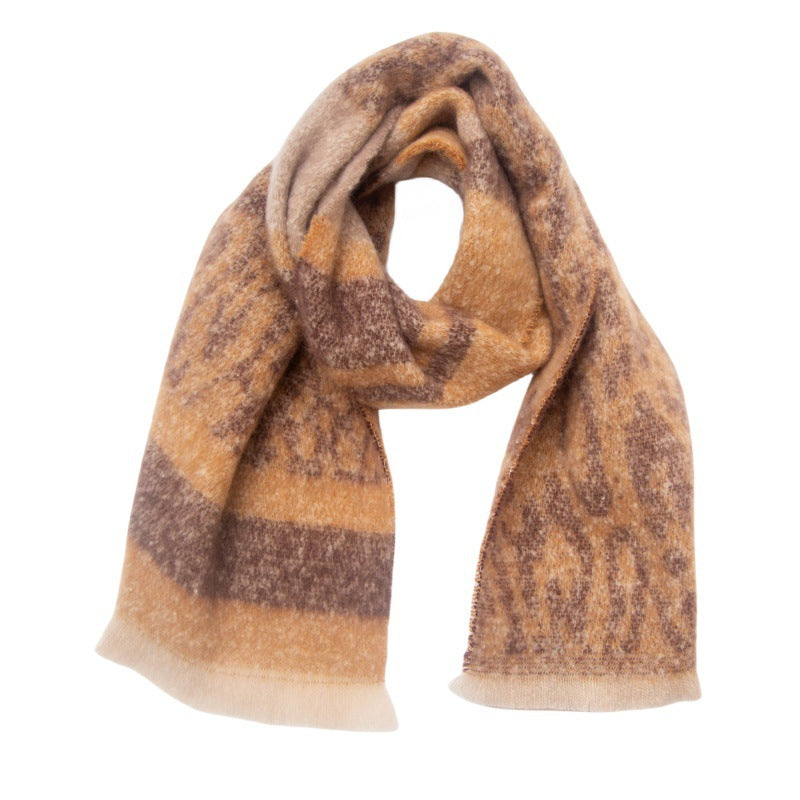 Large size scarf, multiple ways to wear