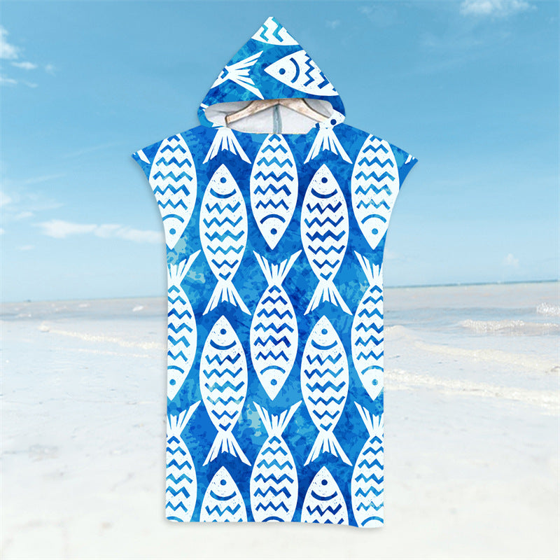 adult hooded beach towel