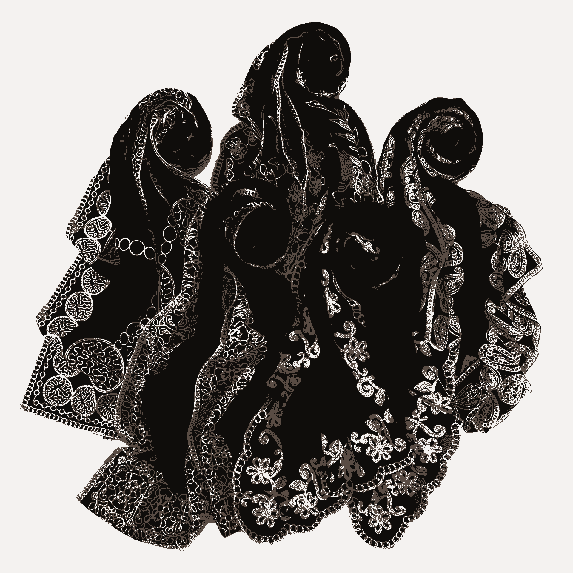 ladies stole shawl