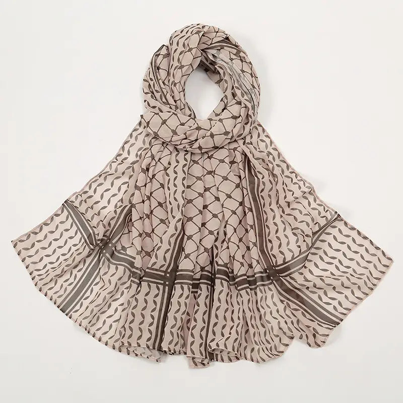 chiffon wrap scarf