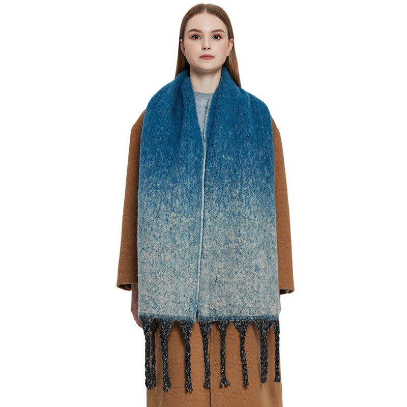 Scarf Patched Color Lazy Scarf