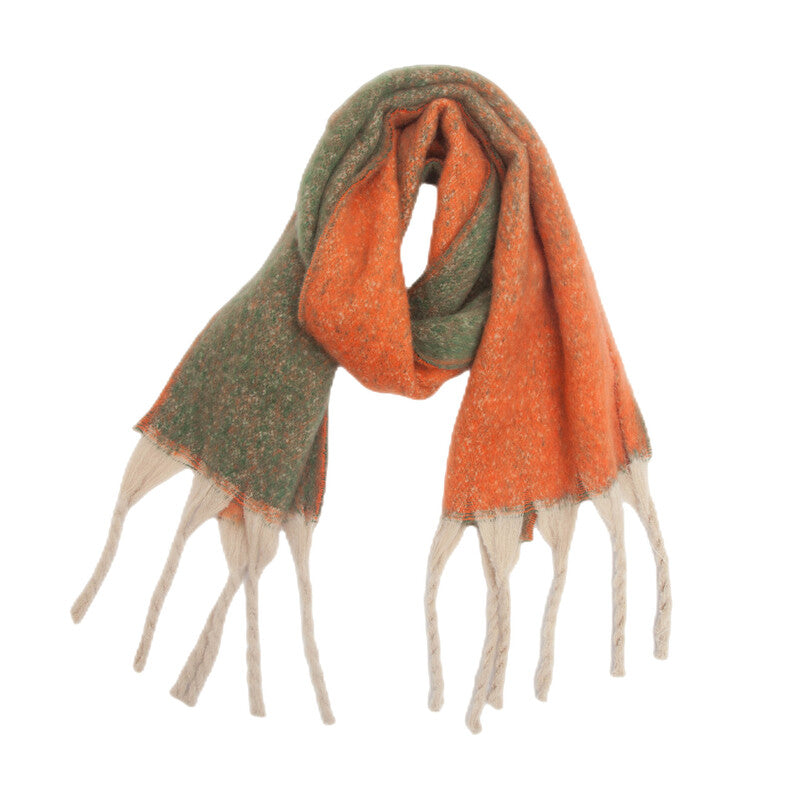 Gradient Scarf, Thickened Scarf