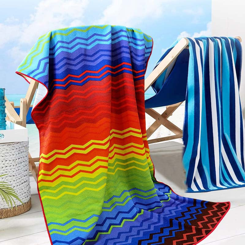 rainbow beach towel