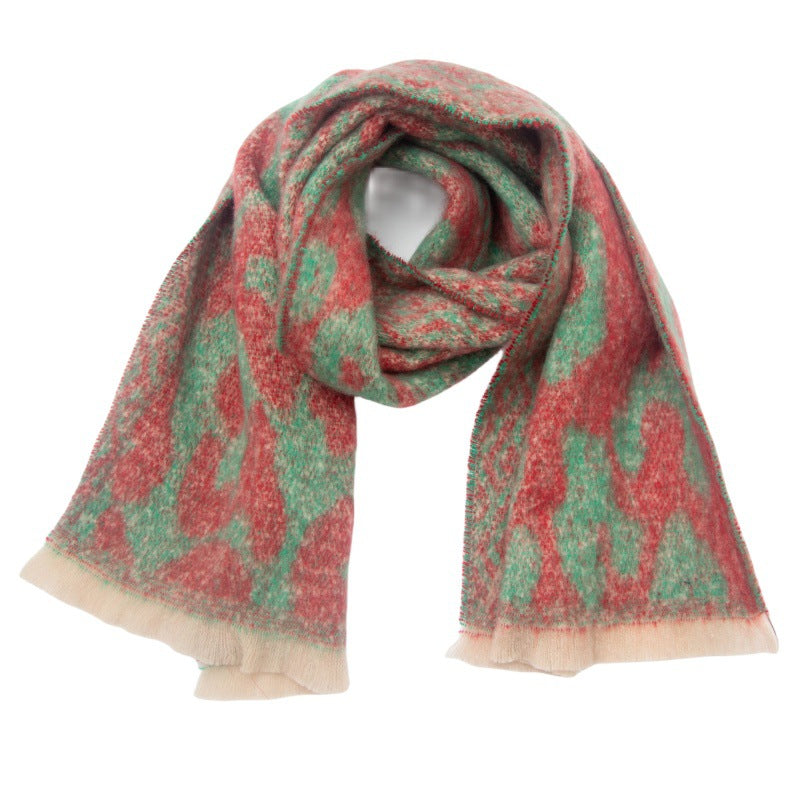 Women's warm winter scarf