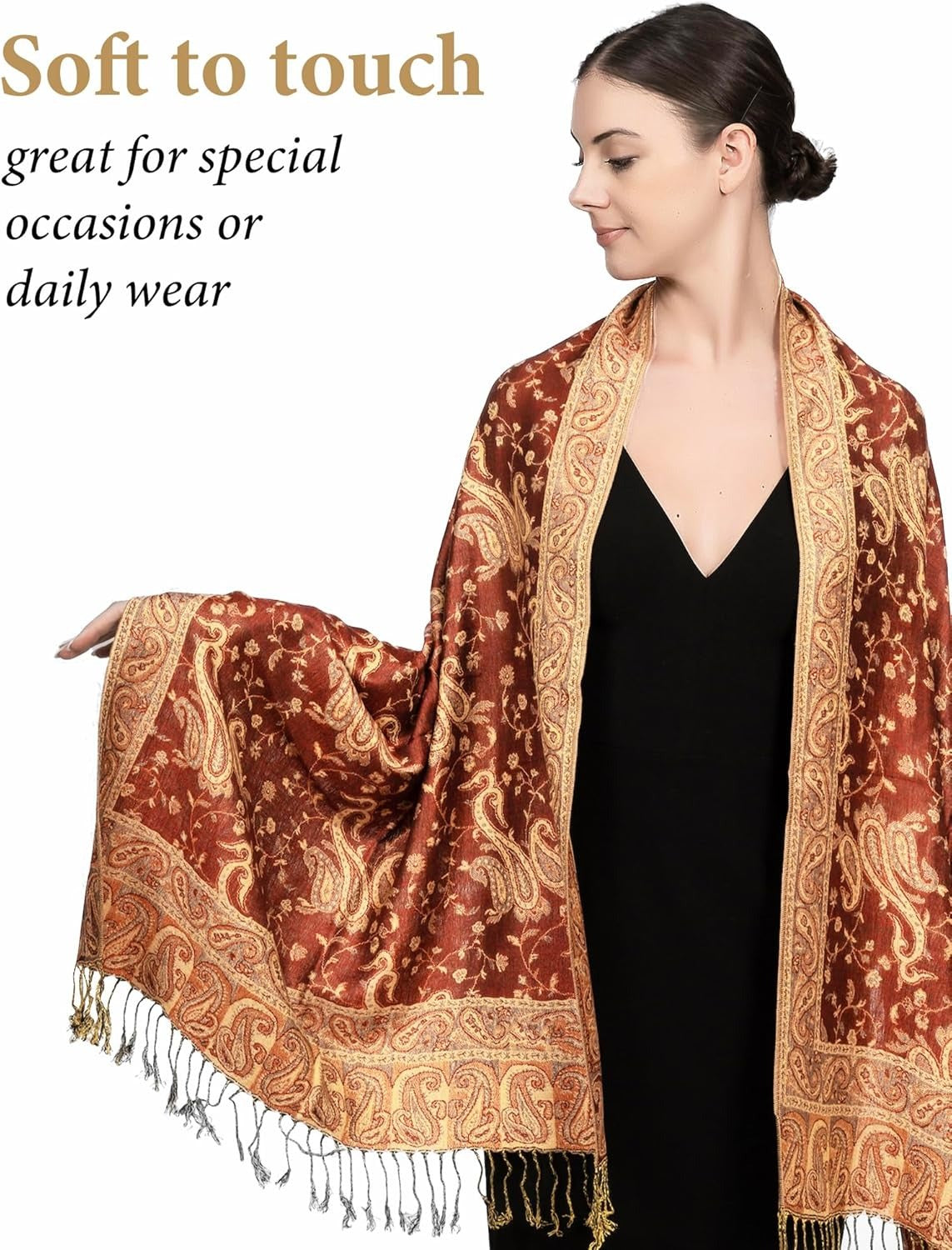 World Of Shawls Dames Kasjmier Gevoel Sjaal Pashmina En Wraps Grote Zachte Warme Lichtgewicht Elegante Winterdeken Perfect Voor Winter Reizen Bruiloften Cadeau Steen 200x70 Cms 1505697149 World Of Shawls Dames Kasjmier Gevoel Sjaal Pashmina En Wraps Grote Zachte Warme Lichtgewicht Elegante Winterdeken Perfect Voor Winter Reizen Bruiloften Cadeau Steen 200x70 Cms 1505697149