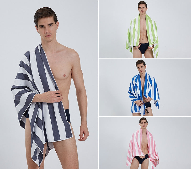 striped beach towels