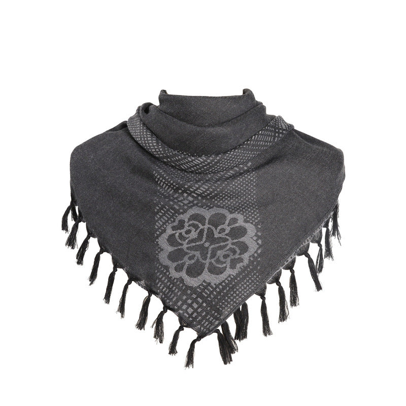 Wear as a scarf (both fashionable and functional)