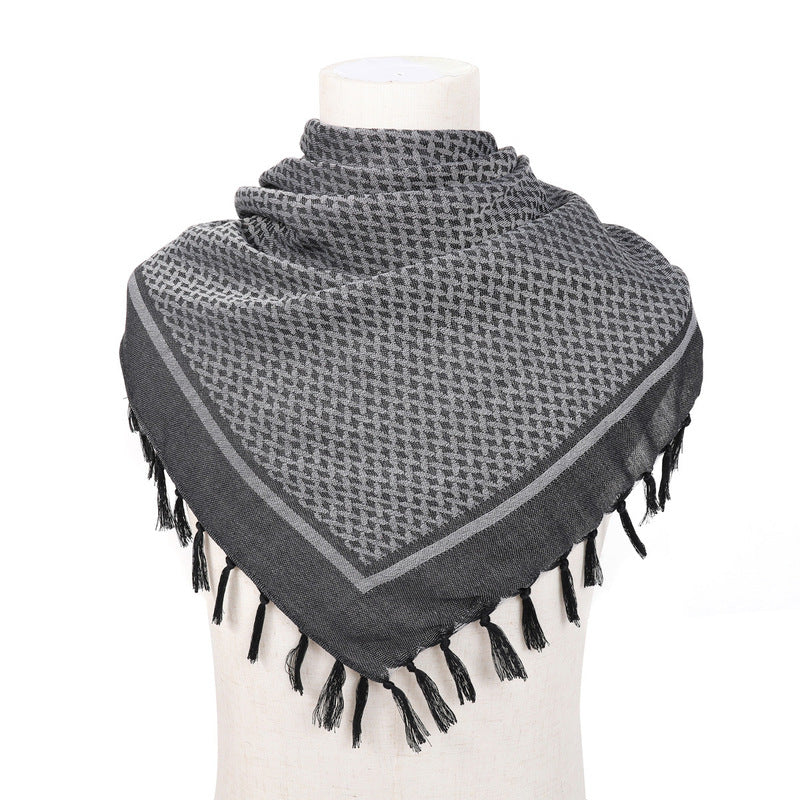 Truly a Multi Purpose Desert Scarf also known as Arafat Scarf, Arab Scarf, Shemagh, Keffiyeh & Palestinian Scarf
