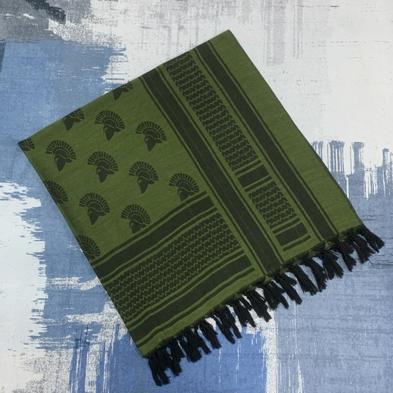 Stylish Shemagh Tactical Scarf With Decorative Tassels,Feels soft and comfortable