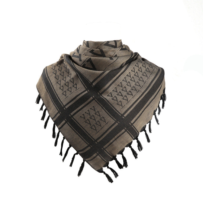 Cotton material makes scarf soft and cozy