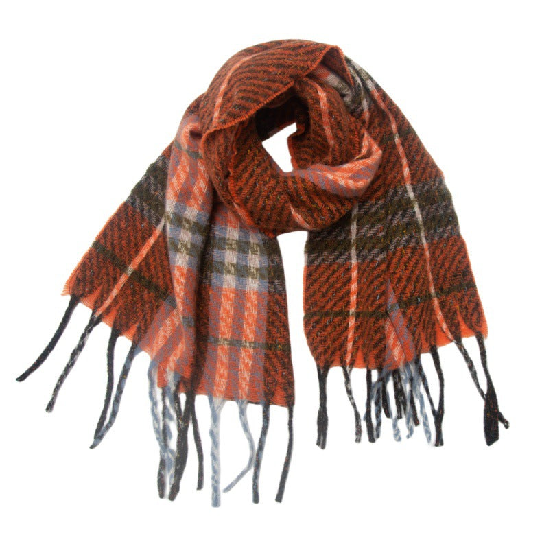soft thick neck scarf